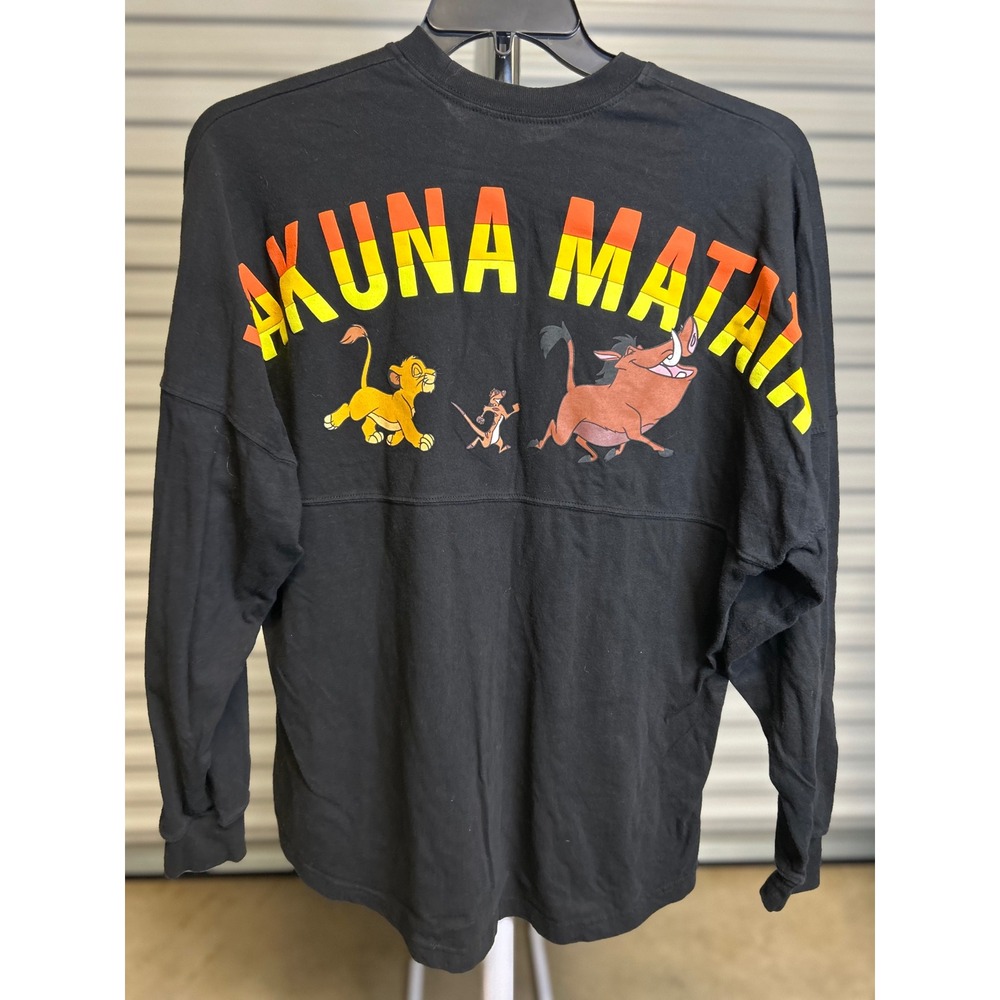 Disney Spirit Jersey Shirt Men M Lion King Hakuna Matata Graphic Puff Print